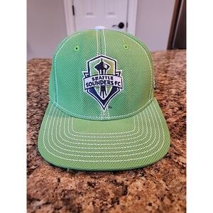 Seattle Sounders FC Hat Adidas MLS Fitmax 70 Climalite‎ L / XL